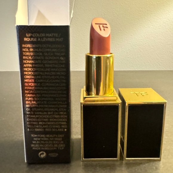 Tom Ford Lip Color Matte Shade 100 100 .1 oz 3 g Full Size NIB - Picture 2 of 7